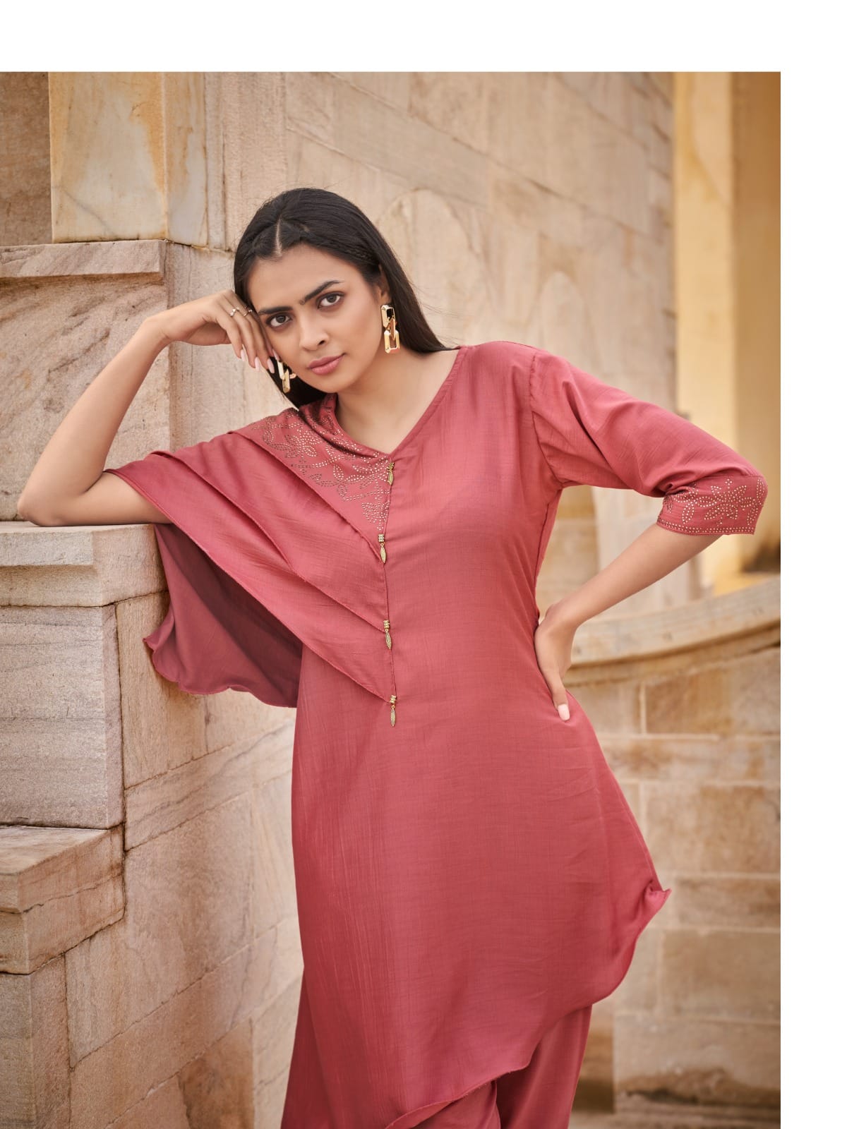 Wanna Bliss Cord Designer Wholesale Party Wear Kurtis With Bottom